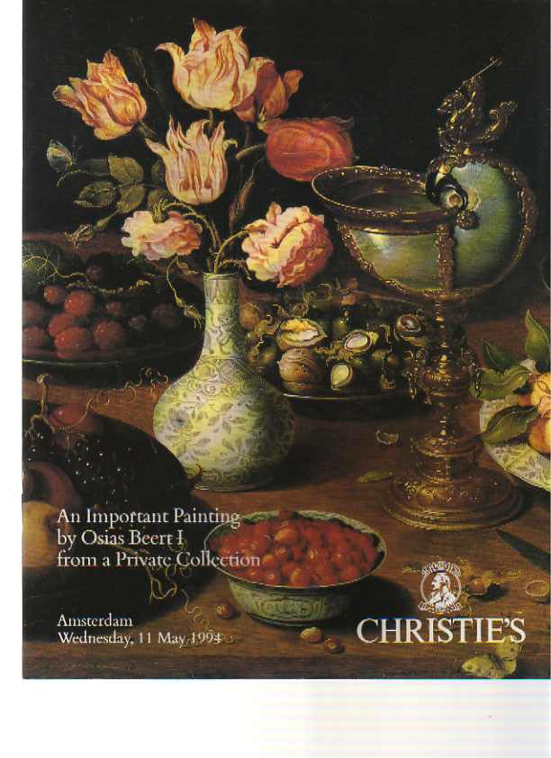 Christies 1994 An Important Painting By Osias Beert I