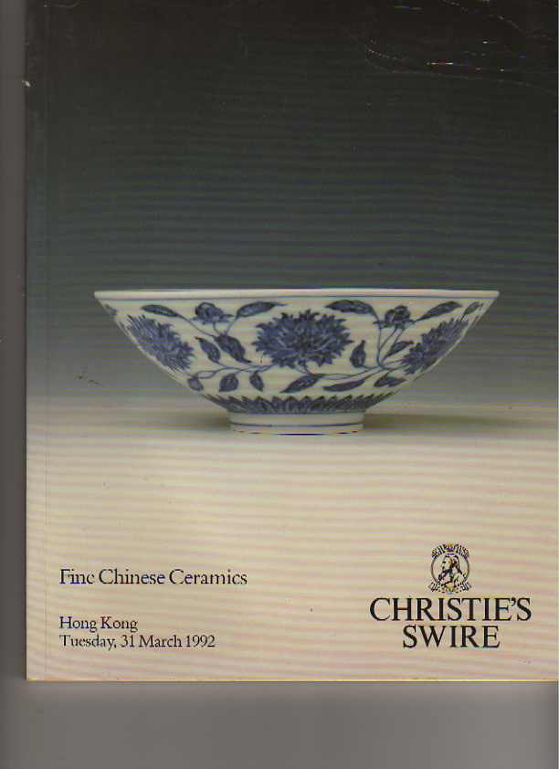 Christies 1992 Fine Chinese Ceramics