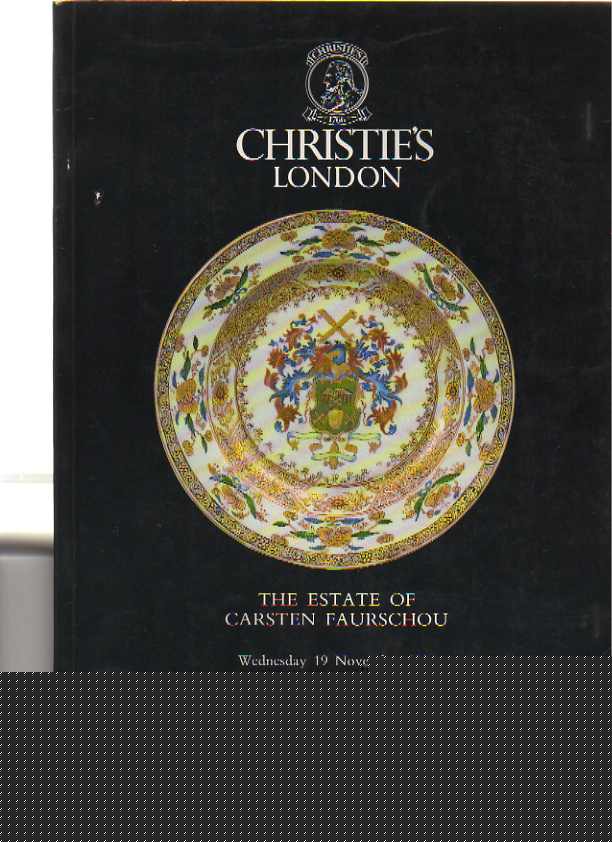 Christies 1986 Faurschou Collection Export Porcelain