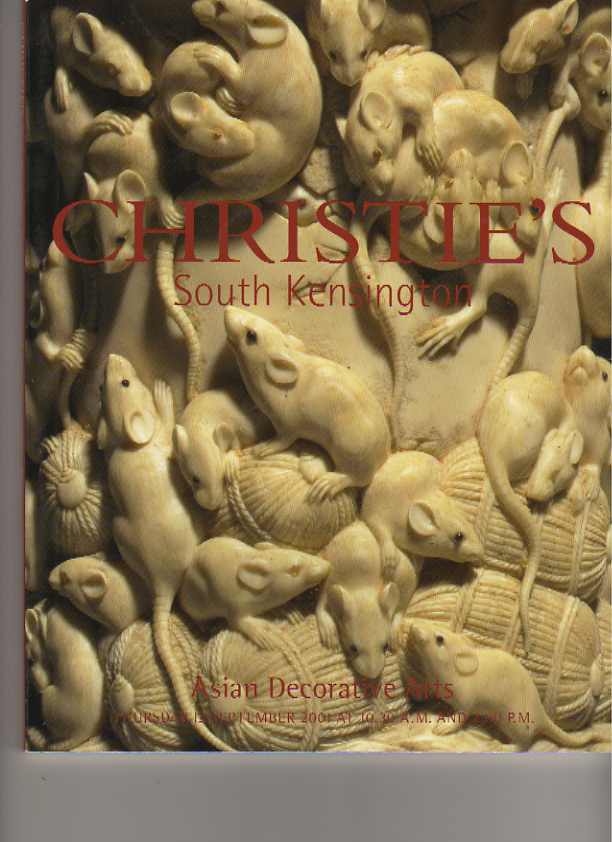 Christies September 2001 Asian Decorative Arts