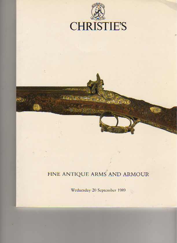 Christies 1989 Fine Antique Arms & Armour