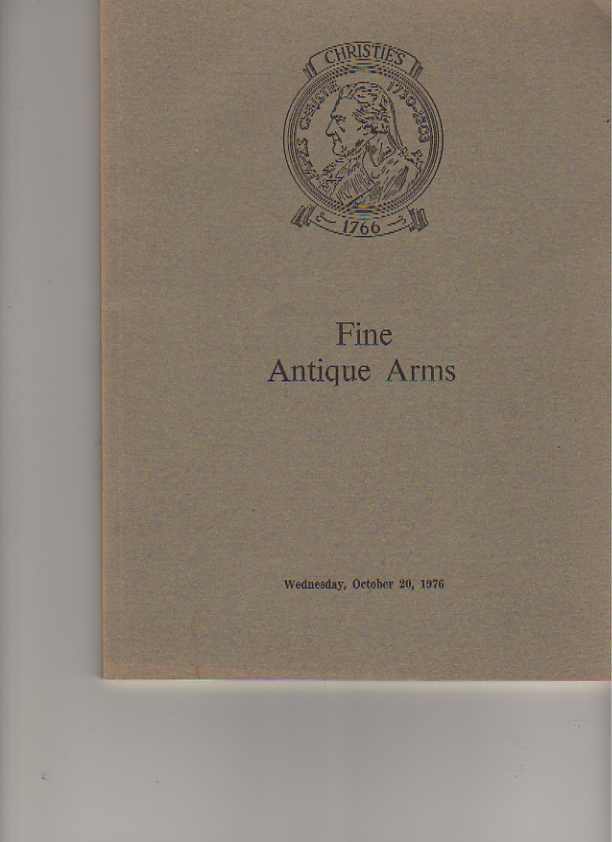 Christies October 1976 Fine Antique Arms