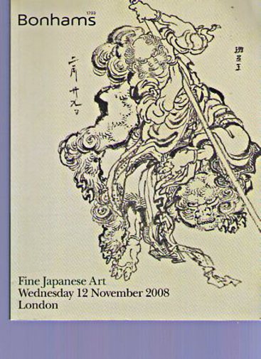 Bonhams November 2008 Fine Japanese Art