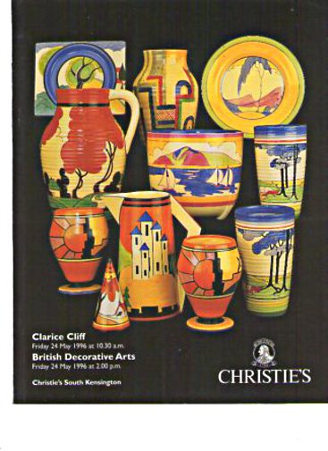 Christies 1996 Clarice Cliff, British Decorative Arts