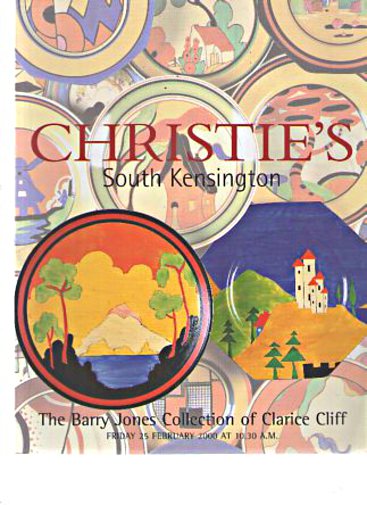 Christies 2000 The Barry Jones Collection of Clarice Cliff