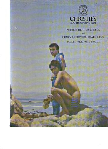 Christies 1986 Patrick Hennessy, Henry Robertson Craig