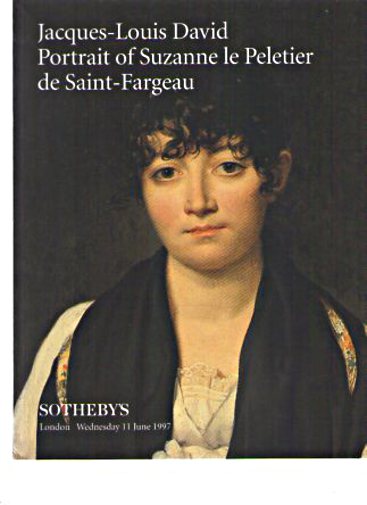 Sothebys 1997 Davids Portrait of Suzanne le Peletier
