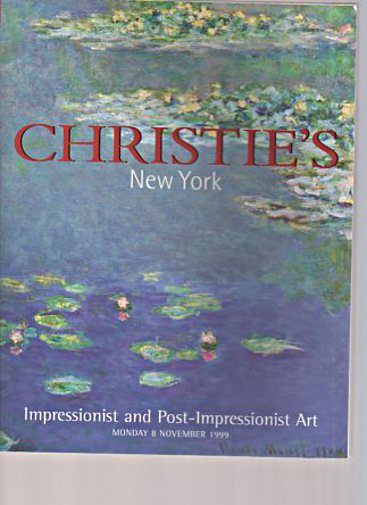 Christies November 1999 Impressionist & Post-Impressionist Art