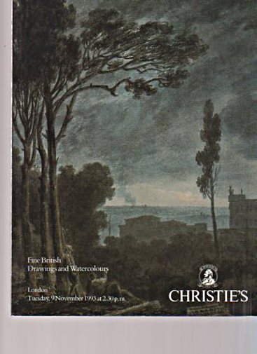 Christies 1993 Fine British Drawings and Watercolours