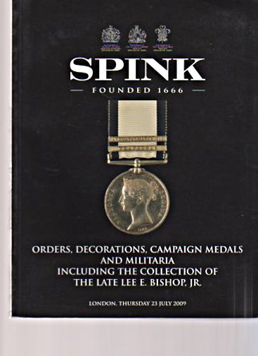 Spink 2009 Orders Decorations Medals Militaria