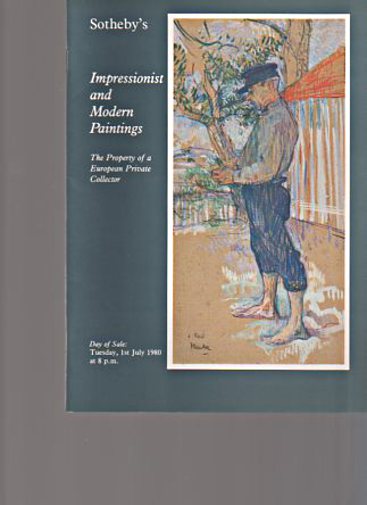 Sothebys 1980 Impressionist and Modern Paintings