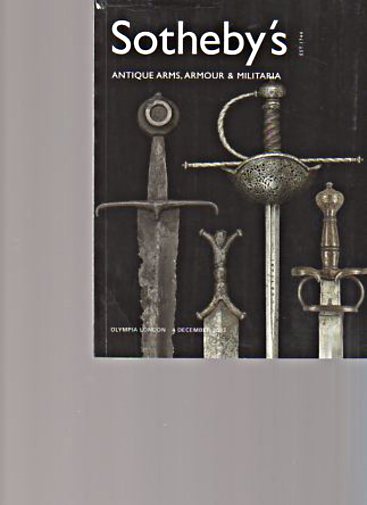 Sothebys December 2003 Antique Arms, Armour & Militaria