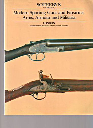 Sothebys 1988 Sporting Guns & Firearms Arms, Armour, Militaria Sothebys 1988 Sporting Guns & Firearms Arms, Armour, Militaria