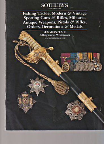 Sothebys 1994 Antique & Modern Weapons, Orders & Medals