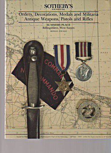 Sothebys 1994 Medals, Militaria, Antique Weapons, Pistols Rifles