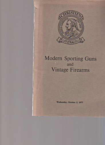 Christies 1977 Modern Sporting Guns and Vintage Firearms