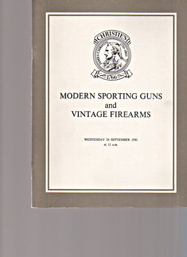 Christies 1980 Modern Sporting Guns & Vintage Firearms