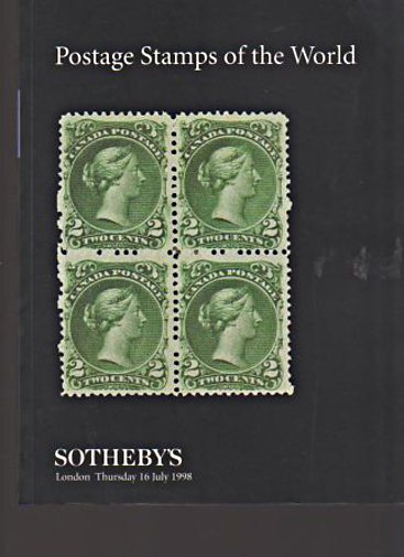Sothebys July 1998 Postage Stamps of the World