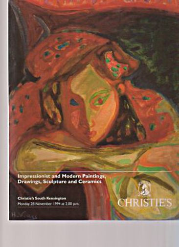 Christies 1994 Impressionist & Modern Paintings, Drawings