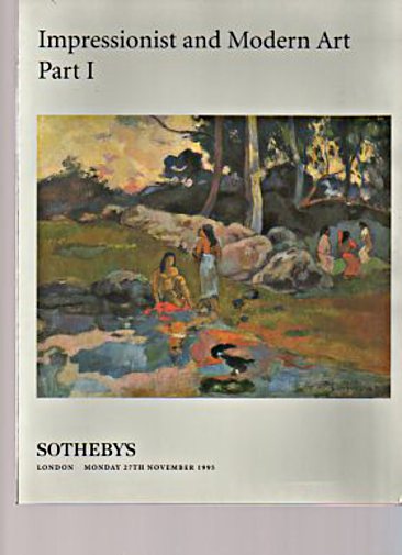 Sothebys 1995 Impressionist & Modern Art Part I