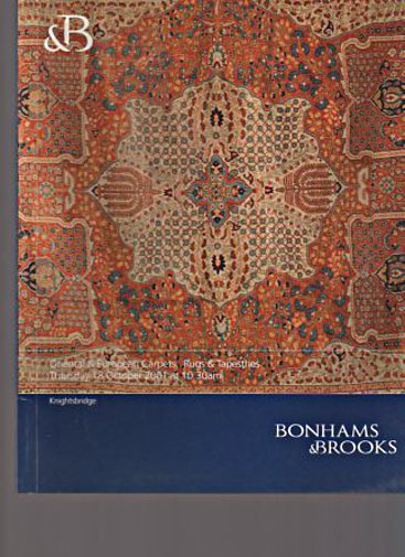 Bonhams Brooks 2001 Oriental European Carpets Rugs Tapestries