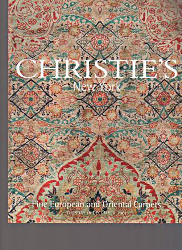 Christies December 2001 Fine European and Oriental Carpets - Click Image to Close