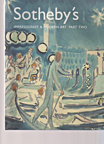 Sothebys May 2001 Impressionist and Modern Art Part Two