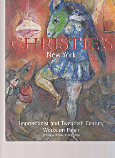Christies 1999 Impressionist and 20th Century Works on Paper