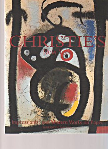 Christies 2001 Impressionist & Modern Works on Paper