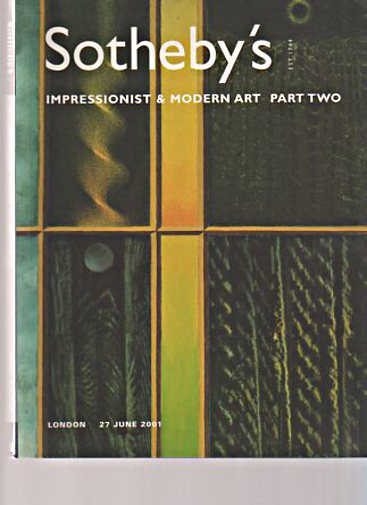 Sothebys 2001 Impressionist & Modern Art Part Two