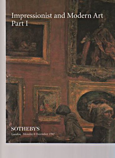 Sothebys 1997 Impressionist, Modern Art Part I (Digital Only)