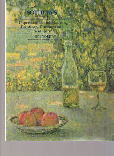 Sothebys 1994 Impressionist & Modern Paintings, Drawings