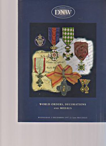 DNW 1997 World Orders, Decorations and Medals - Click Image to Close