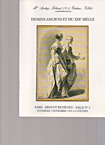 Drouot 1993 Dessins Anciens et du XIX Siecle (Digital Only)