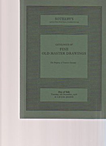 Sothebys December 1976 Fine Old Master Drawings