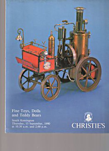 Christies 1990 Fine Toys, Dolls and Teddy Bears - Click Image to Close