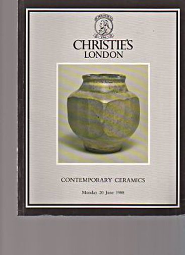 Christies 1988 Contemporary Ceramics
