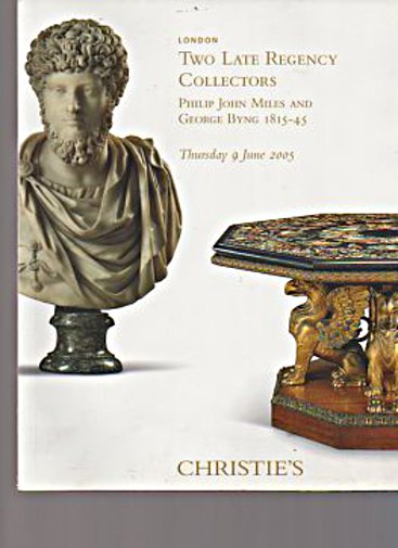 Christies 2005 J. Miles & G. Byng Late Regency Collections - Click Image to Close
