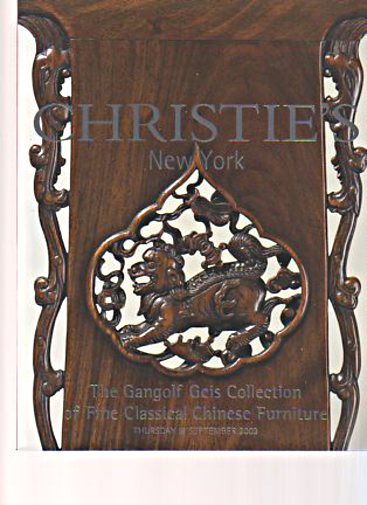 Christies Sep. 2003 Geis Collection Classical Chinese Furniture (Digital Only)
