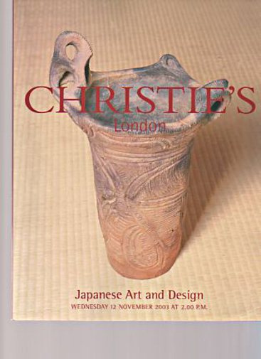 Christies November 2003 Japanese Art and Design