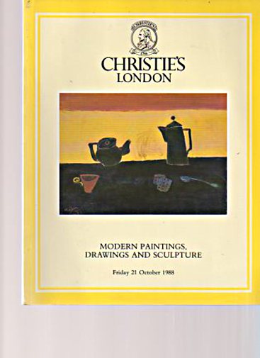 Christies 1988 Modern Paintings, Drawings & Sculpture