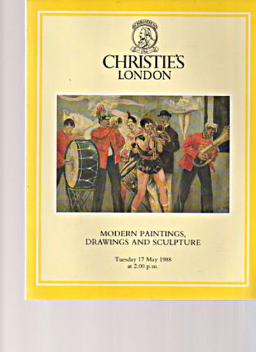 Christies May 1988 Modern Paintings, Drawings & Sculpture