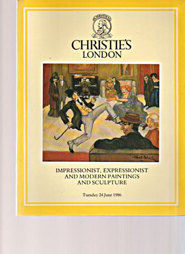 Christies 1986 Impressionist Expressionist & Modern Paintings