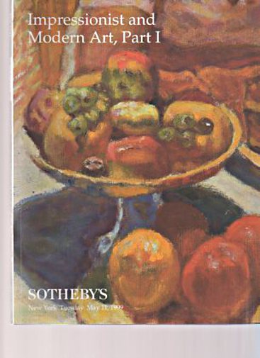 Sothebys 1999 Impressionist & Modern Art Part I