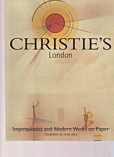 Christies June 2001 Impressionist & Modern Works on Paper