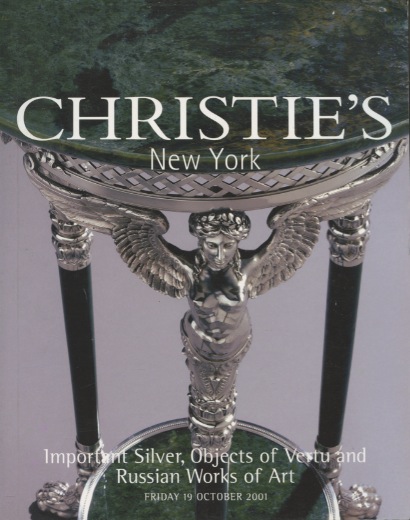 Christies 2001 Important Silver, Russian Works of Art