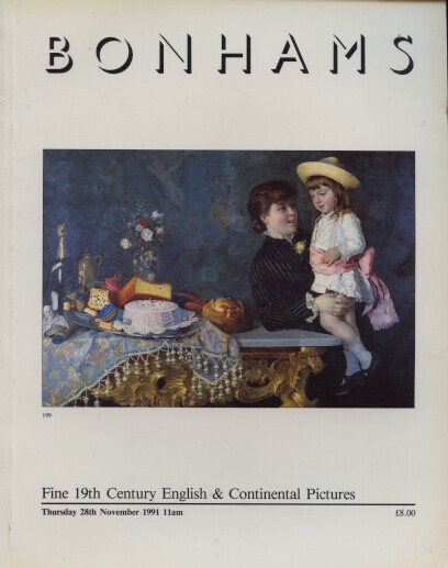 Bonhams November 1991 Fine 19th Century English & Continental Pictures