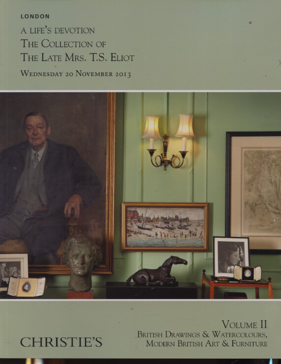 Christies Nov 2013 Mrs. T.S. Elliott Collection British Drawings & Watercolours - Click Image to Close