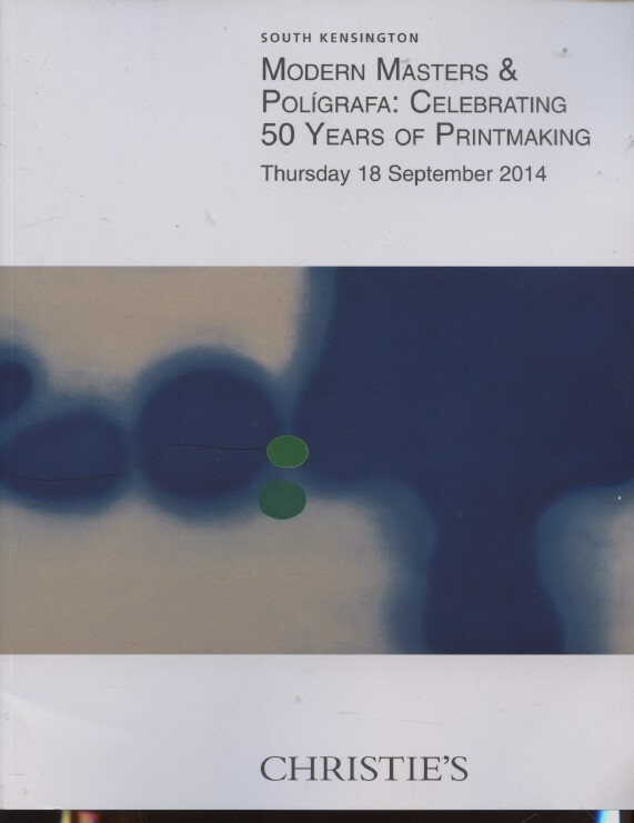Christies September 2014 Modern Masters & Poligrafa: 50 Years of Printmaking