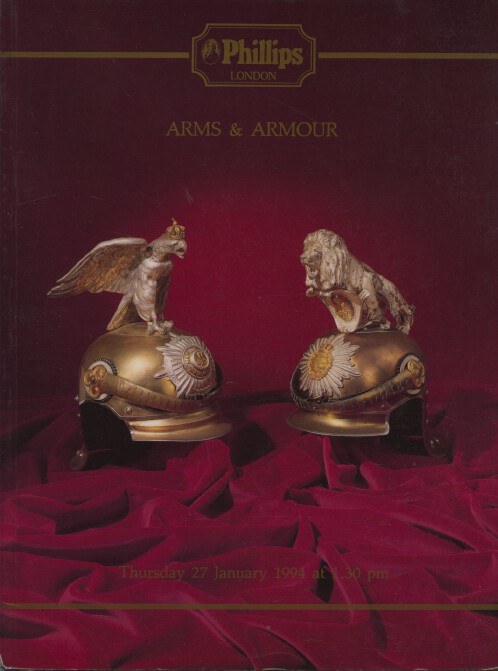 Phillips January 1994 Arms & Armour - Japanese Swords, Antique Firearms etc.